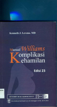 Manual Williams Komplikasi Kehamilan Edisi 23